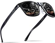 ATTCL Men's Driving Polarized Sunglasses Al-Mg Metal Frame Ultra Light