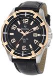 Bulova Men's 98B154 Solano Marine Star Leather strap Watch