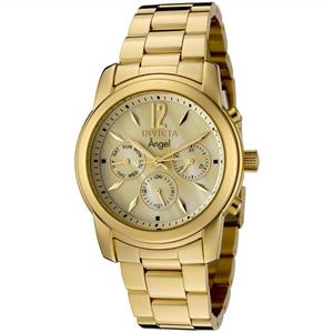 Invicta Women's 0466 Angel Collection 18k Gold-Plated Stainless Steel Watch