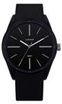 Comtex Men's Black Sport Watches Silicone Strap Band Quartz Analoge Display Fasion Watch
