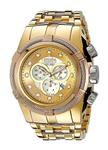 Invicta Men's Bolt Reserve Champagne Mother-Of-Pearl Dial 18k Gold Ion-Plated Stainless Steel Watch
