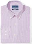 Amazon Brand - BUTTONED DOWN Men's Classic Fit Check Dress Shirt, Supima Cotton Non-Iron