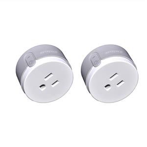 پلاگین هوشمند Smart Wi-Fi Plug works with Alexa, Google Zerospace WiFi Smart Plug Compatible with Alexa and Google Assistant, No Hub Required Wi-Fi Plug, Controlled Your Home Devices by Smartphone—Gray(2 Pack)