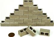 Acacia Grove Mini Cinder Blocks, 12 Pack, 1/12 Scale