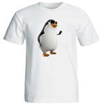 تیشرت آستین کوتاه زنانه طرح پنگوئن کد 37190