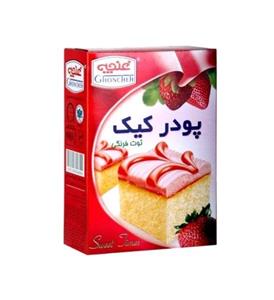 پودر کیک توت فرنگی 500 گرمی غنچه 