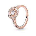Pandora Jewelry - Vintage Circle Ring for Women in Pandora Rose with Clear Cubic Zirconia