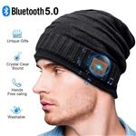 Bluetooth Beanie, Gifts for Man, Bluetooth hat Fashion Winter Hats Built-in Stereo Speaker Unique Christmas Tech Gag Gifts for Men/Women/Teen Boys/Teen Girls (Black)