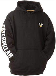 Caterpillar Men's Trademark Banner Hooded Big Tall Sweatshirt 