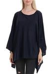 Women’s Elegant Solid Knit Poncho Topper Oversize Sweater Pullover Cape