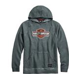 HARLEY-DAVIDSON Men's Genuine Classics Pullover Hoodie, Grey