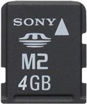 Sony 4GB Memory Stick Micro M2 Memory Card Retail Package