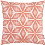 HWY 50 Embroidered Decorative Throw Pillow Covers Cushion Cases for Couch Sofa Bed Pink Fashion Modern Geometric 18 x 18 inch 1 Piece