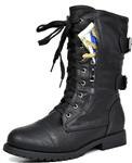 DREAM PAIRS Women's Winter Faux Fur Lining Combat Boot