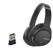 Sony WH-CH700N Noise Cancelling Over The Ear Wireless Bluetooth Headphone Bundle with USB 2.0 Bluetooth Adapter - Black
