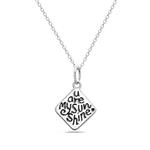 Pori Jewelers 925 Sterling Silver You are My Sunshine Inspirational Quote Pendant Necklace for Women 