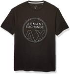 A|X Armani Exchange Men's Short Sleeve Crew Neck Large Graphic Logo T-Shirt 