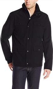 Kenneth Cole REACTION Men's Four-Pocket Soft-Shell Jacket