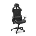 Essentials Racing Style Leather Gaming Chair - Ergonomic Swivel Computer, Office Or Gaming Chair, Gray