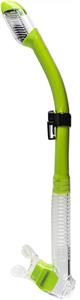 Cressi Adult Diving Dry Snorkel with Splash Guard and Top Valve | Supernova Dry: designed in Italy 