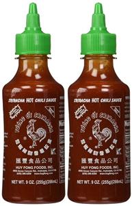 Huy Fong Sriracha Hot Chili Sauce, 17 oz Bottles, 2 pk 