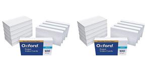 Oxford Ruled Index Cards, 3 