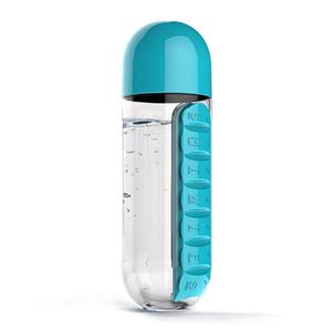 قمقمه آدنارت سری آسوبو مدل Pb55 با محفظه نگهداری قرص Adnart Asobu Pb55 Camping Water Bottle With Pill Preservation Case