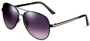 XL 62mm Men's Military Aviator Sunglasses, Metal Frame with Gradient Mirrored