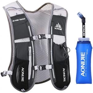 Lovtour Premium Running Race Hydration Vest Pack for Marathon, Cycling, Hiking with Soft Water Bottle As Gift 