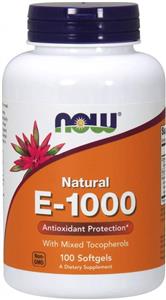 NOW Supplements, Vitamin E-1000 IU Mixed Tocopherols, 100 Softgels 