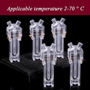 Nicekko Quartz Cuvette Capillary Cuvette, Potential Sample Cell Abandonable Fold, Applicable Temperature 2-70 ° C 