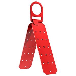 Peakworks Fall Protection V8229100 Industrial/Construction Reusable Roof Anchor Bracket, Hinged, OSHA/ANSI Compliant, Temporary, Red (Anchor Screws Sold Seperately) 
