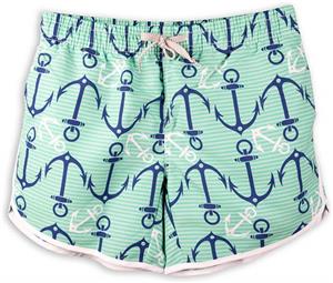 Womens Board Shorts Beach Quick Dry Fabric Swim Slim Trunks Ocean Travel Sports 