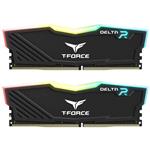 TEAMGROUP T-Force Delta RGB DDR4 32GB (2x16GB) 3000MHz (PC4-24000) CL16 Desktop Gaming Memory Module Ram TF3D432G3000HC16CDC01 - Black