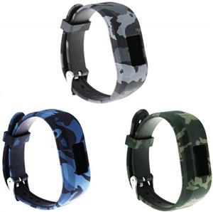 RuenTech Compatible for Garmin vivofit jr and vivofit jr 2 Replacement Band (Kid's Bands) Colorful Adjustable Wristbands with Secure Watch-Style Clasp Strap for Vivofit JR (Soldier pattern) 
