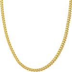 Lifetime Jewelry Necklace for Women Men and Teen [ 3mm Curb Link Gold Chain ] 20X More 24k Plating Than Other Fashion Pendant Necklaces - Cute and Durable - Lifetime Replacement Guarantee 16-30 inch