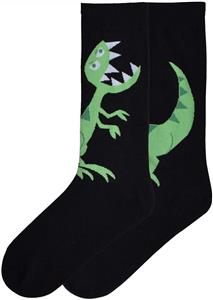 K. Bell Socks Men's Retun of The Dinos Novelty Crew Socks 