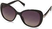 Polaroid Sunglasses Women's Pld 4063/s/x Polarized Cateye Sunglasses, Black, 56 mm