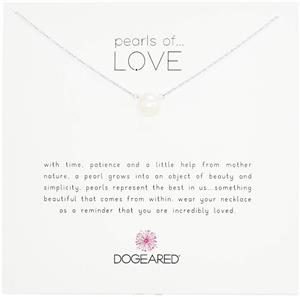 Dogeared Pearls of Love 8mm Freshwater Pearl Necklace, 18 