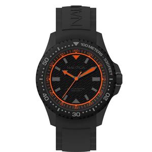 Nautica Men's Analogue Quartz Watch with Silicone Strap NAPMAU008