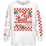 Disney Pixar Toy Story Pizza Planet Alien Flyer Long Sleeve Men's T-Shirt