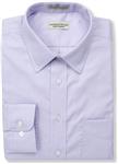 Thomas Dylan Men's Classic Fit Non-Iron Pinpoint Spread Spread Collar Dress Shirt