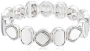 Nine West Women's Stretch Bracelet, Silver