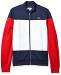 Lacoste Men's Sport Long Sleeve Color Blocked Tricot Jacket