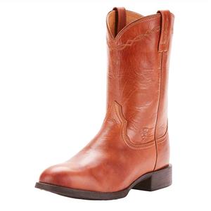 Ariat Men's Heritage Roper Western Boot, Naturally Cognac, 9 D US