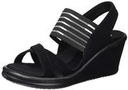 Skechers Women's Rumblers-Solar Burst Wedge Sandal