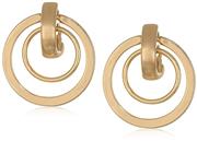 Anne Klein Women's Gold Orbital Clip earrings, Size: 0