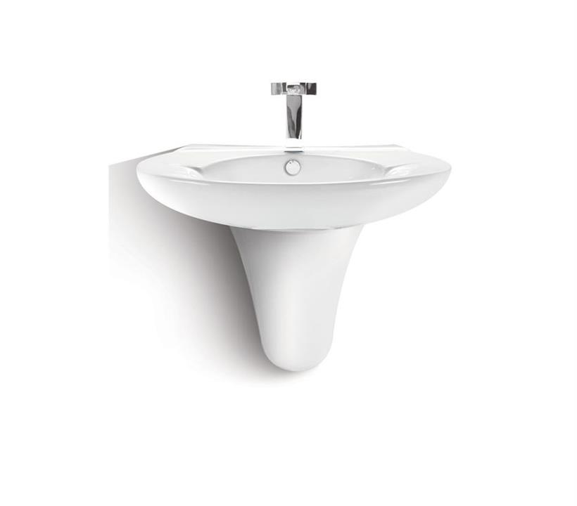 روشویی نیم پایه (پایه سرخور)  مروارید رویال