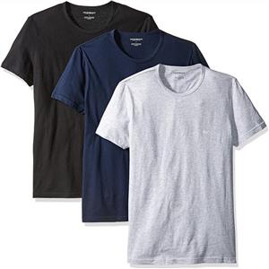 Emporio Armani Men's Cotton Crew Neck T-Shirt, 3-Pack 