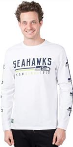 NFL Ultra Game Men's T-Shirt Active Basic Long Sleeve Tee Shirt 